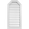 Ekena Millwork Octagonal Top Surface Mount PVC Gable Vent w/ 2"W x 2"P Brickmould Sill Frame, 16"W x 32"H GVPOT16X3203SF - alternate 1